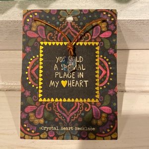 Crystal heart necklace